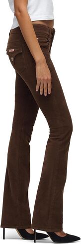 HUDSON Women's Beth Mid Rise Baby Bootcut Jean with Back Flap Pockets in Saudi Arabia