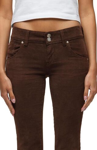 HUDSON Women's Beth Mid Rise Baby Bootcut Jean with Back Flap Pockets in Saudi Arabia