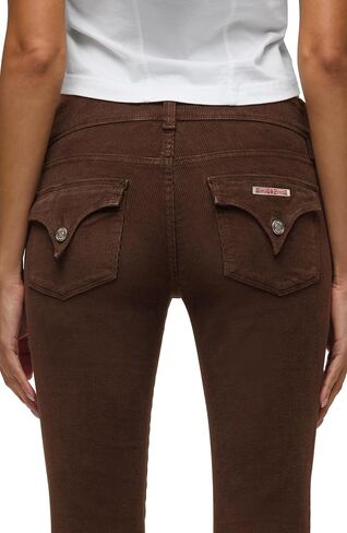 HUDSON Women's Beth Mid Rise Baby Bootcut Jean with Back Flap Pockets in Saudi Arabia