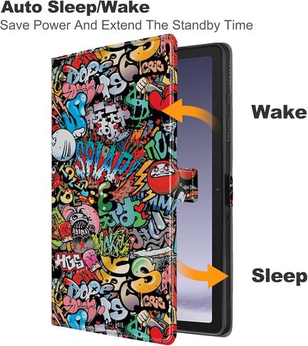 حافظة لهاتف سامسونج جالاكسي تاب A9 بلس، غطاء مغناطيسي رفيع للغاية لجهاز جالاكسي تاب A9+ 5G، أسود in Kuwait