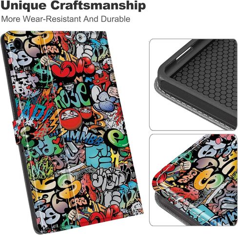 حافظة لهاتف سامسونج جالاكسي تاب A9 بلس، غطاء مغناطيسي رفيع للغاية لجهاز جالاكسي تاب A9+ 5G، أسود in Kuwait