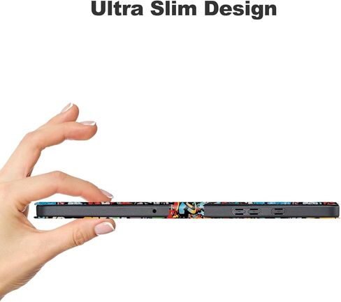 حافظة لهاتف سامسونج جالاكسي تاب A9 بلس، غطاء مغناطيسي رفيع للغاية لجهاز جالاكسي تاب A9+ 5G، أسود in Kuwait