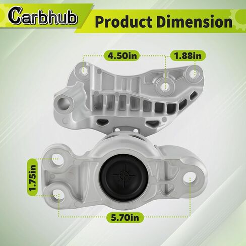 حامل المحرك الأيمن Carbhub متوافق مع Nissan Sentra 2020 2021 2022 2023 2024 استبدال 11210-6LB3A، 112106LB3A، 11210-6LB0C، 112106LB0C حامل المحرك in Saudi Arabia