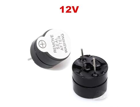100pcs 3V 5V 12V Active Piezo Buzzer Magnetic Long Continous Beep Tone Alarm Ringer 12 * 9.5mm Buzzers(TMB12A05 5V) in Saudi Arabia