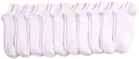 Short Socks Suitable for Men and Women, Lightweight and Breathable, Suitable for Outdoor Leisure (10 Pairs/20 Pairs) in Saudi Arabia