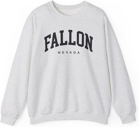 Fallon Nevada Adult Unisex Crewneck Sweatshirt in Saudi Arabia