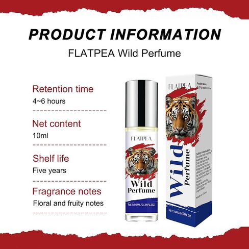 عطر رجالي مملوء بالفيرومون - عطر خشبي ومسك للجذب والثقة - كرة دوارة من الزيت العطري تدوم طويلاً - رائحة مناسبة للسفر 10 مل in Saudi Arabia