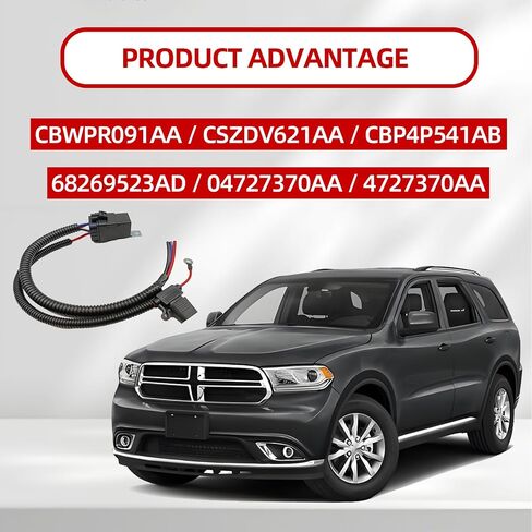 Fuel Pump Relay Wiring Kit Replace# 68269523AD Compatible with JP Grand Cherokee, Dodge Grand Caravan/Durango, Chrysler Town Country, Ram 1500 in Saudi Arabia