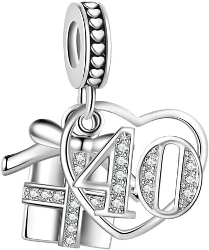 صندوق هدايا نسائي لـ 13 16 18 21 30 40 50 60 سحر عيد ميلاد متوافق مع أساور Pandora Charms لمجوهرات الابنة والحفيدة والأم والجدة in Saudi Arabia
