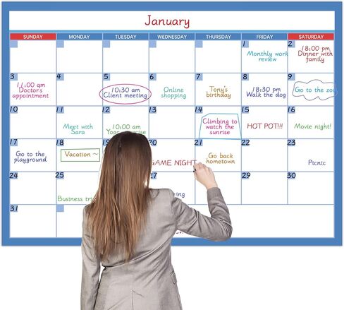 2025 Wall Calendar - 2025 Calendar, 12 Months Wall Calendar 2025 from Jan.2025 - Dec.2025, 14.8" x 11.6", 2025 Hanging Calendar, Twin-Wire Binding, Julian Date, Hanging Loop, Premium Paper in Saudi Arabia