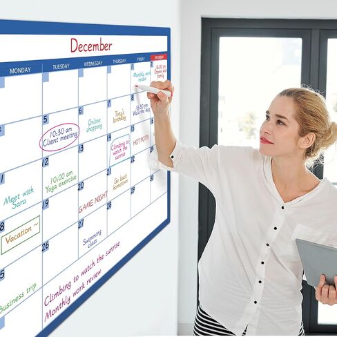 2025 Wall Calendar - 2025 Calendar, 12 Months Wall Calendar 2025 from Jan.2025 - Dec.2025, 14.8" x 11.6", 2025 Hanging Calendar, Twin-Wire Binding, Julian Date, Hanging Loop, Premium Paper in Saudi Arabia