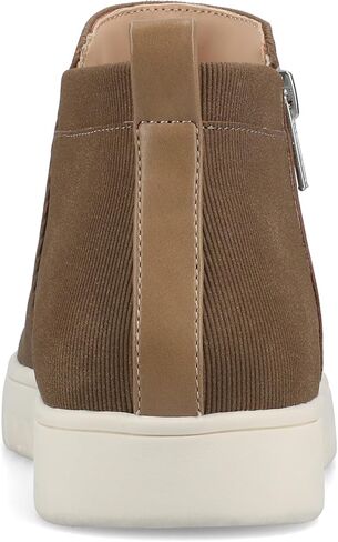 Journee Collection Women's Alita Zippered Ankle Sneaker Booties in Saudi Arabia