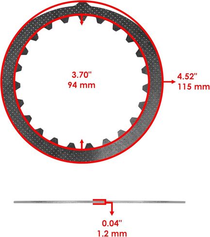Caltric Clutch Friction Steel Plates Spring Kit Compatible with Yamaha Blaster 200 YFS200 1988-2006 in Saudi Arabia
