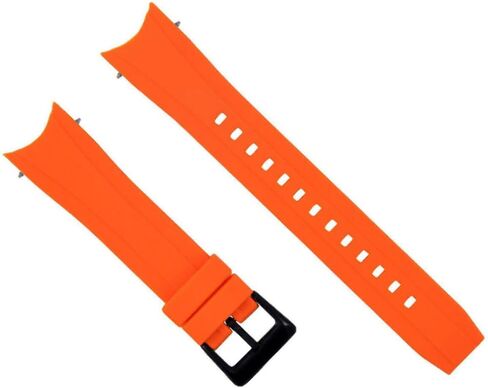 Ewatchparts Citizen Eco Drive Promaster Band متوافق مع Citizen BN0085-01E BJ2110 BJ2115-07 BJ2117-01 برتقالي in Saudi Arabia