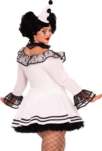Leg Avenue Women's 3 PC Pierrot Sexy Clown Costume Plus Size Costumes for Women in Saudi Arabia