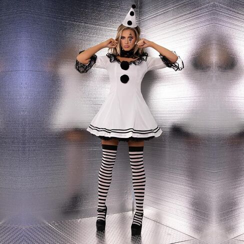 Leg Avenue Women's 3 PC Pierrot Sexy Clown Costume Plus Size Costumes for Women in Saudi Arabia