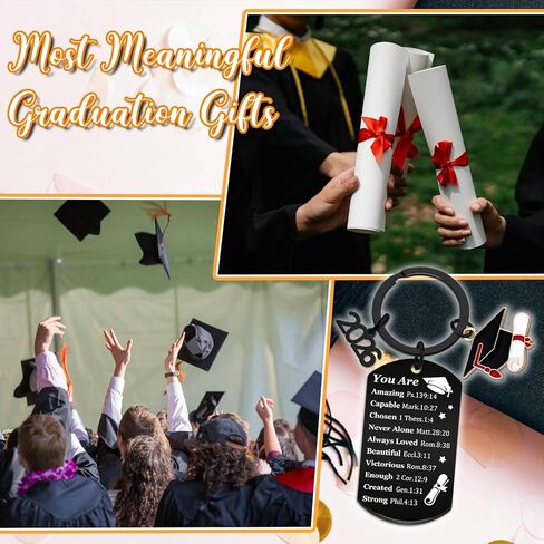 هدايا التخرج 2026 سلاسل المفاتيح علامات الكتاب المقدس الصف الخامس هدايا التخرج من المدرسة الثانوية لها اكسسوارات الكتاب المقدس المرأة يسوع المسيحية المفاتيح مزمور 139 للطلاب المراهقين كبار 2026 in Kuwait