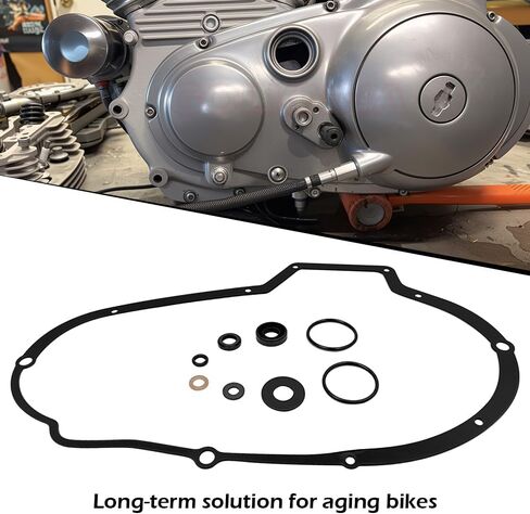 Primary Cover Gasket, Seal and O-Ring Kit for Sportster 883 1000 1100 1200 Roadster XLS XLH883 XLH1100 1978-1985 OEM#34955-75 in Saudi Arabia