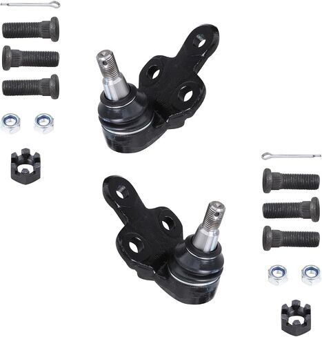Detroit Axle - Front 10pc Suspension Kit for 98-03 Toyota Sienna, Inner & Outer Tie Rod Ends Sway Bars Lower Ball Joints Boots 1998 1999 2000 2001 2002 2003 Replacement in Saudi Arabia