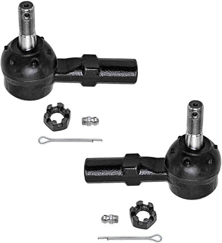 Detroit Axle - Front 10pc Suspension Kit for 98-03 Toyota Sienna, Inner & Outer Tie Rod Ends Sway Bars Lower Ball Joints Boots 1998 1999 2000 2001 2002 2003 Replacement in Saudi Arabia
