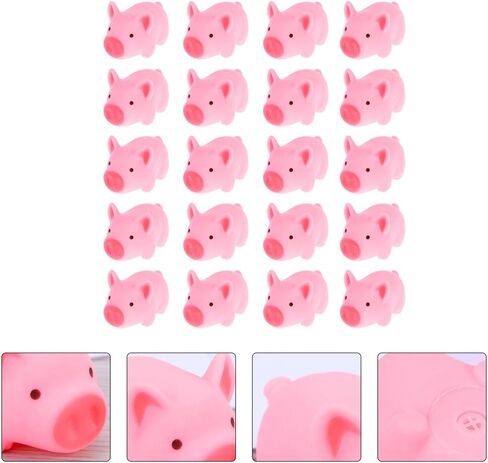 TOYANDONA 20 قطعة لعبة كلب خنزير صغير يصدر صوتًا لعبة خنزير خنزير مطاطي لعبة كلب خنزير لعبة خنزير in Kuwait