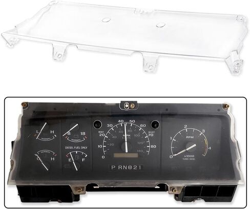 PIT66 Instrument Gauge Dash Cluster Lens Cover Compatible with 1992-1996 Ford F150 in Saudi Arabia