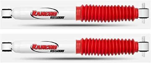 Rancho RS55190 Pair of Rear Shock Absorbers for Chevrolet Blazer, Suburban, Tahoe, GMC, S10, Yukon, Fits Stock or Lifted Applications in Saudi Arabia