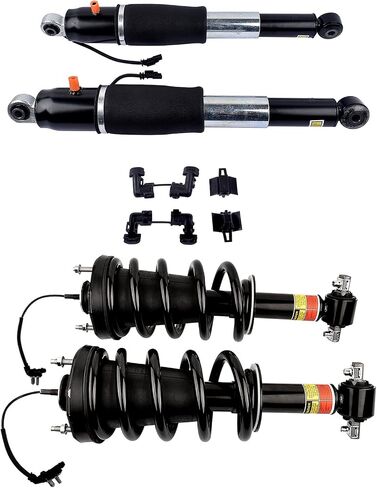 GELUOXI FRONT Strut Assy + REAR shock Absorber Kit Replacement for 2015-2020 Escalade Suburban Tahoe Yukon XL in Saudi Arabia