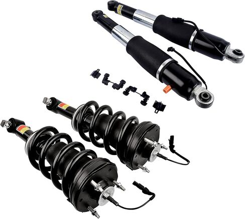GELUOXI FRONT Strut Assy + REAR shock Absorber Kit Replacement for 2015-2020 Escalade Suburban Tahoe Yukon XL in Saudi Arabia