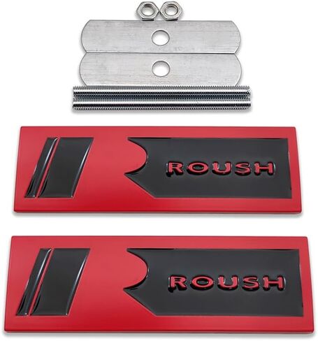 Metal Car Front Grille Emblem + 3D Trunk Lid Badge Racing Sport Sticker Turbo Decal Replacement (Gray) in Saudi Arabia