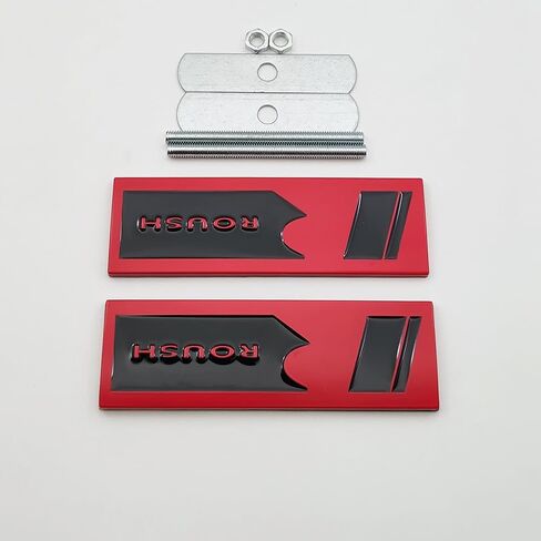Metal Car Front Grille Emblem + 3D Trunk Lid Badge Racing Sport Sticker Turbo Decal Replacement (Gray) in Saudi Arabia