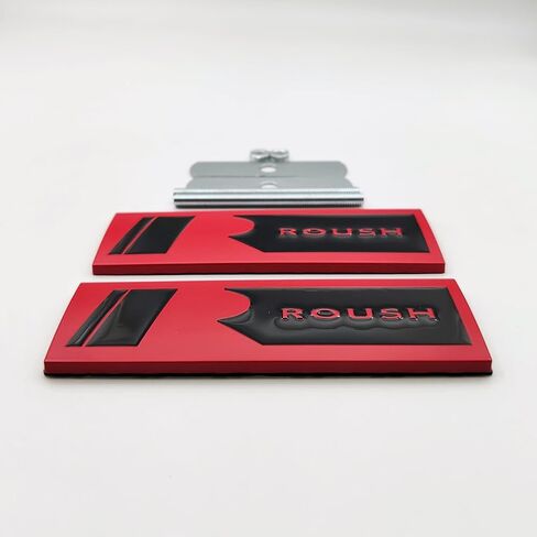Metal Car Front Grille Emblem + 3D Trunk Lid Badge Racing Sport Sticker Turbo Decal Replacement (Gray) in Saudi Arabia