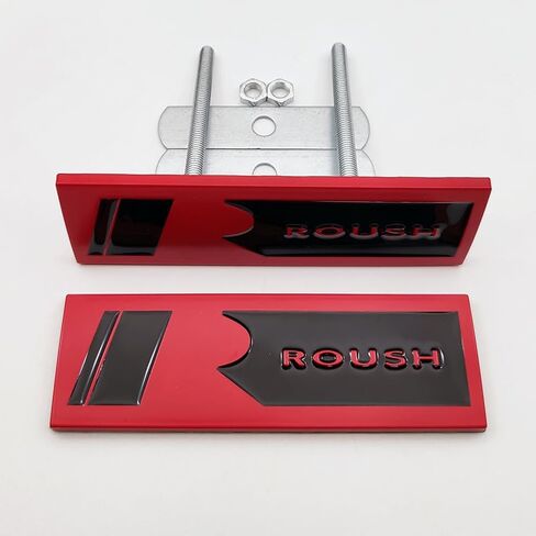 Metal Car Front Grille Emblem + 3D Trunk Lid Badge Racing Sport Sticker Turbo Decal Replacement (Gray) in Saudi Arabia