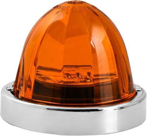 GG Grand General 81610 3.5 inches Amber/Amber Super Star 1 LED Watermelon with Stainless Steel Bezel in Saudi Arabia