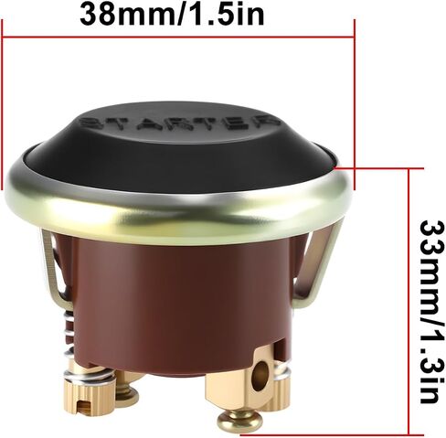 eMagTech 2 قطعة 2Pin زر تشغيل السيارة 12/24 فولت مناسب لحافلة جرار السيارة in Kuwait