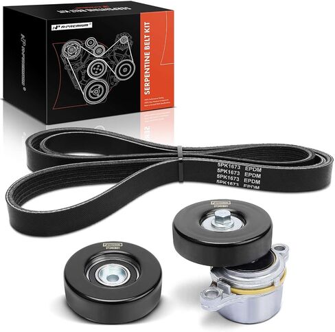 A-Premium Engine Serpentine Belt Drive Kit Compatible with Suzuki SX4 2007-2009, Aerio 2002-2007 - 2.0L 2.3L in Saudi Arabia