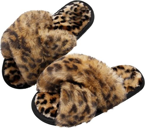 Women's Open Toe Slippers Women's Cross Band Slippers Soft Womens House Shoes in Saudi Arabia