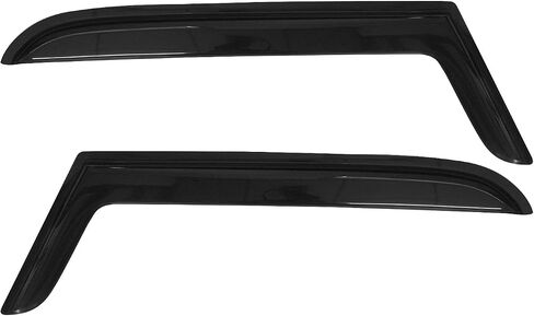 Window Visor Compatible with 1997-2006 Jeep Wrangler, Slim Style Acrylic Smoke Tinted & Semi-Transparent Rain Shade Guard Wind Vent Air Deflector by IKON MOTORSPORTS, 1998 1999 2000 2001 2002 2003 in Saudi Arabia