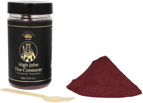 مسحوق بخور Vrinda® High John The Conqurer Premium - لجميع الطقوس، 50 جم، صنع في الهند، مسحوق التلطيخ، الفودو، القلنسوة، الوثنية والويكان in Saudi Arabia
