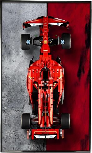 Display Frame for Lego Technic Ferrari SF-24 F1 Model Car Kit ,Building Blocks Display Wall Mount for Lego 42207 Car - Gifts for Lego Lovers,Size:29.5x17.7 in in Kuwait