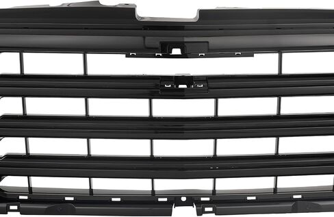 KARPAL Front Grille Compatible with 2022-2024 Chevy Silverado 1500 High Country, Gloss Black in Saudi Arabia