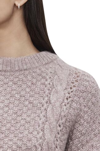 VELVET BY GRAHAM & SPENCER Women's Marley Baby Alpaca Light Sweater, Freesia in Saudi Arabia