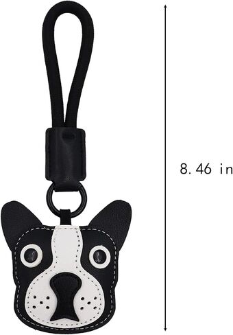 Elechobby Soft Leather Dog Keychain,Cute Cartoon Animal Keyring,Border collie,Beagle,Schnauzer,Poodle,Faldou,Husky Keychain in Saudi Arabia
