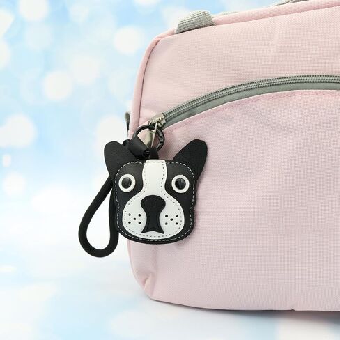 Elechobby Soft Leather Dog Keychain,Cute Cartoon Animal Keyring,Border collie,Beagle,Schnauzer,Poodle,Faldou,Husky Keychain in Saudi Arabia