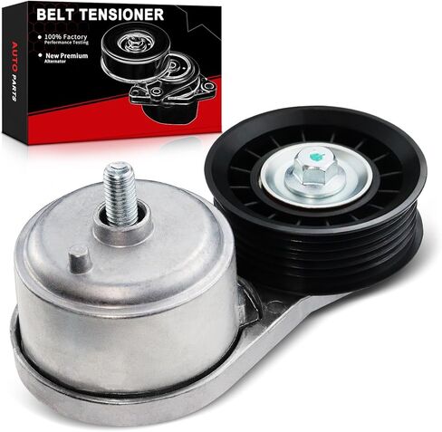 Belt Tensioner Assembly with Pulley Fit for:-Chevy for:-GMC Silverado Express Sierra Savana 1500, K1500 C1500 Tahoe Yukon Safari for:-Cadillac Escalade 1996-2005, Replace OE# 38103 8102396700 in Saudi Arabia