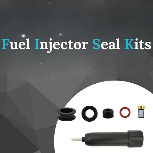 Fuel Injector Seal Kits Compatible with 2000-2005 Toyota Celica MR2 Spyder 2000-2004 Corolla 03-06 Matrix 03-06 Pontiac Vibe Include O-Rings Filter Baskets Replace 23250-0D040 4 Sets in Saudi Arabia