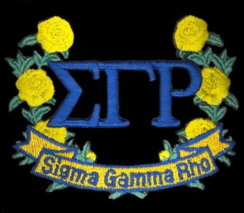 Sigma Gamma Rho Flower Emblem Patch in Saudi Arabia
