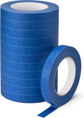KICNIC Premium Blue Painters Tape 60 Yards, Paint Tape for Multi-Purpose, Painting, Painter's, Masking Master Tape for Crafts Arts & Labeling, 0.7in wide in Kuwait