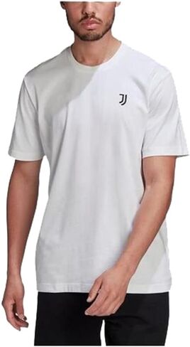 adidas Men's Juventus Short Sleeve T-Shirt, White in Saudi Arabia