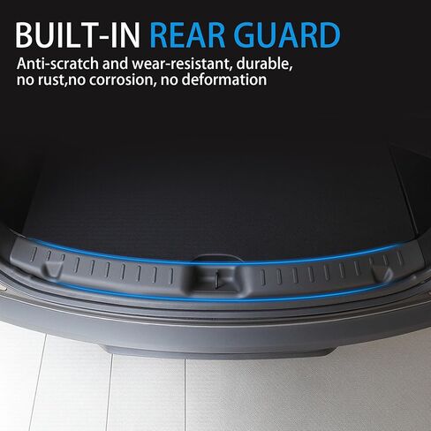 4 قطعة واقي مصد خلفي لطراز تسلا Y ABS جذع عتبة الباب حامي الملحقات لنموذج Y 2024 2023 2022 2021 2020 in Kuwait